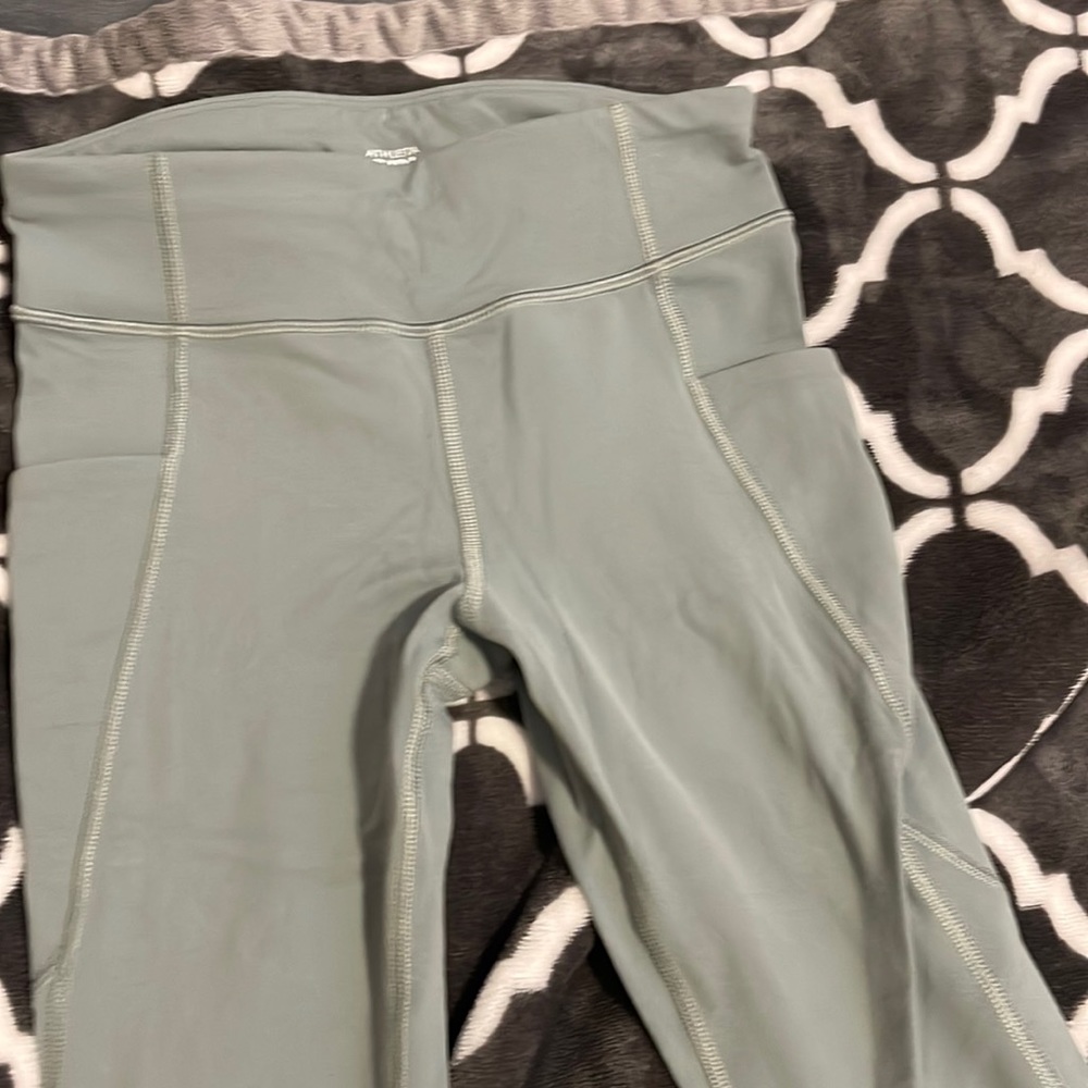 Mint green athleta girl leggings